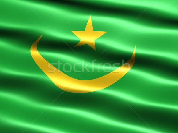 Flag of Mauritania Stock photo © bestmoose
