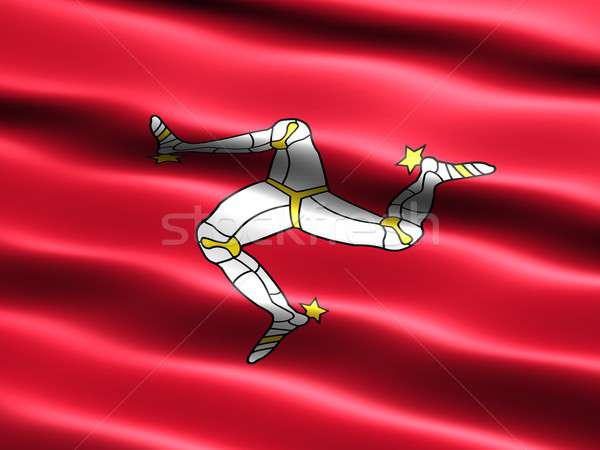 Flag of the Isle of Man Stock photo © bestmoose