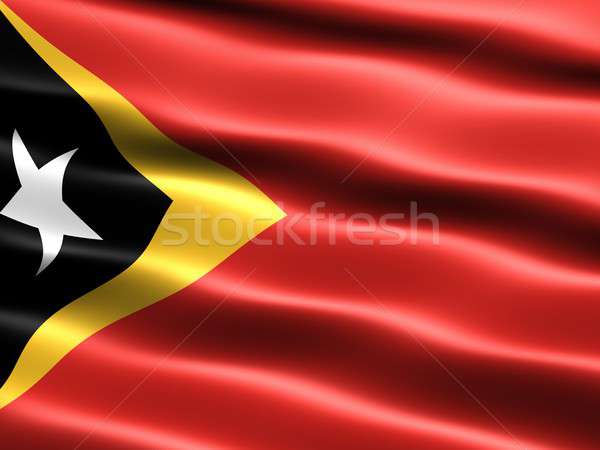 Flag of East Timor Stock photo © bestmoose