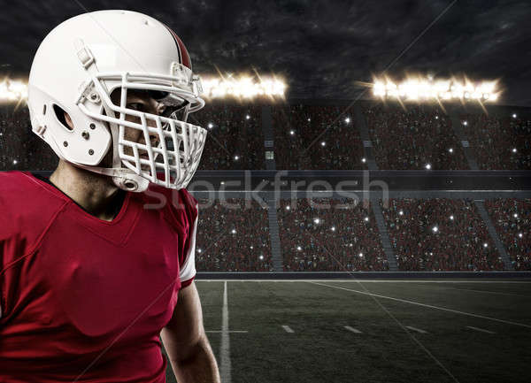 Rouge uniforme stade sport Photo stock © betochagas