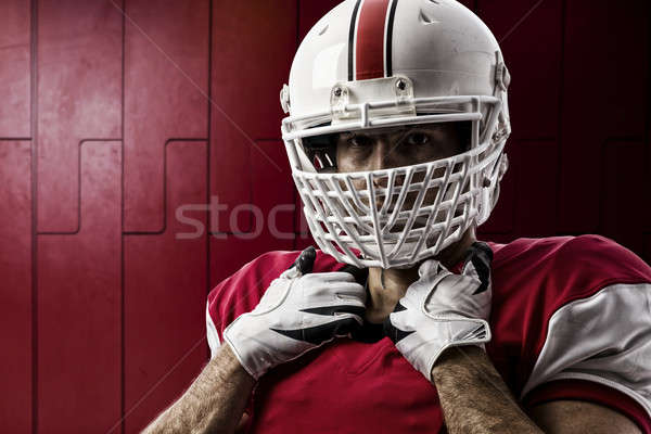 Rouge uniforme casier sport hommes Photo stock © betochagas
