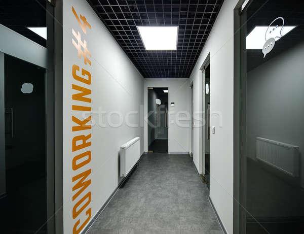 Corridor with doors Stock photo © bezikus