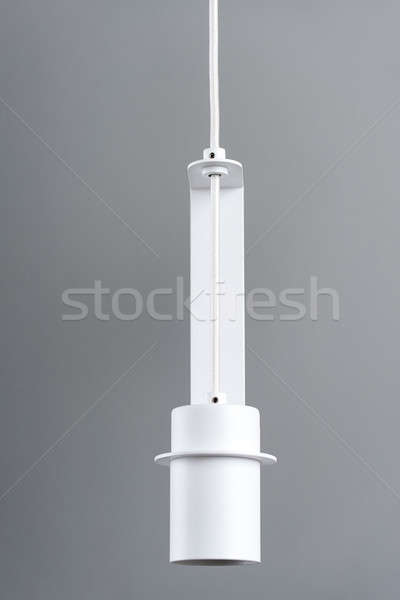 Enforcamento metal branco lâmpada metálico Foto stock © bezikus