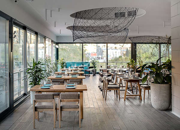 Cafe in modern style Stock photo © bezikus