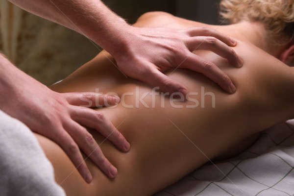 Stock photo: woman getting spa treatment