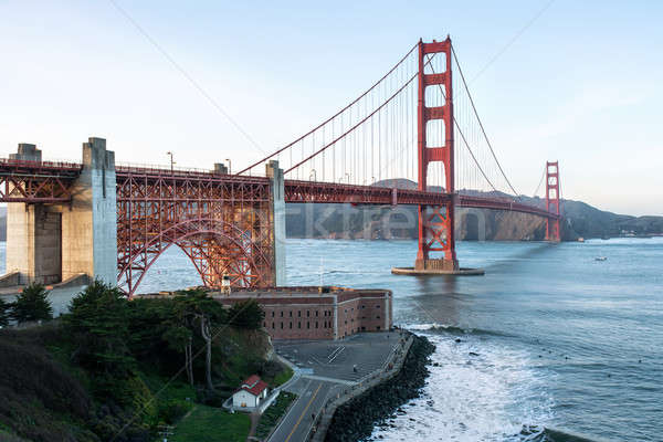 Maravilloso paisaje urbano Golden Gate Bridge hermosa vista San Francisco Foto stock © bezikus