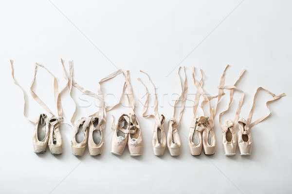 Ballet shoes pointe isolated Stock photo © bezikus