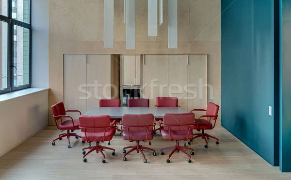 Office in modern style Stock photo © bezikus