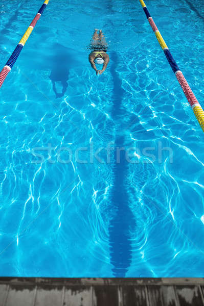 Swimmer in the swim pool Stock photo © bezikus