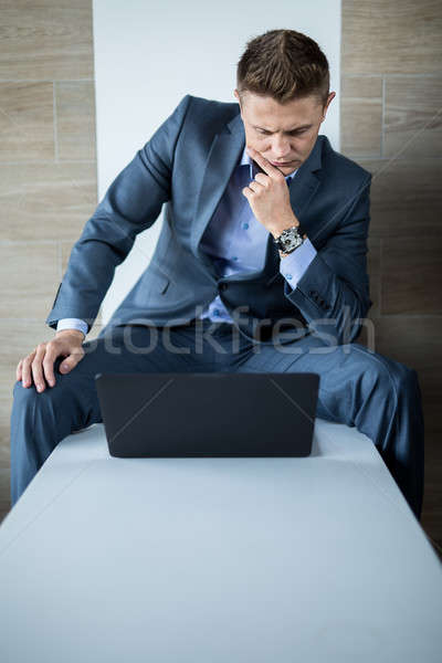 Portrait of a handsome man Stock photo © bezikus