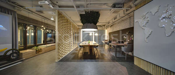Stock photo: Coworking in loft style