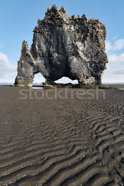 Basalte formation pierre sombre volcanique [[stock_photo]] © bezikus