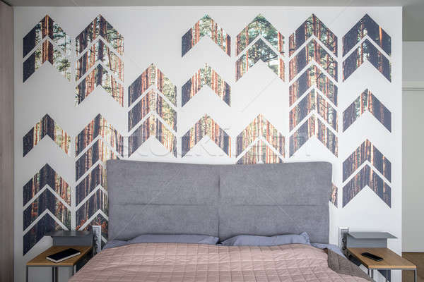 Bedroom in modern style Stock photo © bezikus