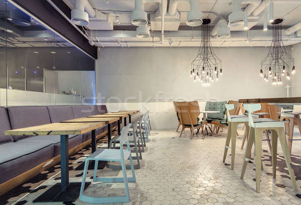 Restaurant in loft style Stock photo © bezikus