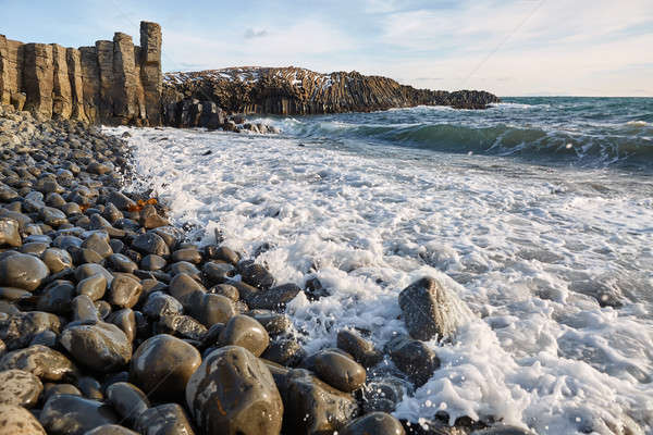 Rocky seashore landscape Stock photo © bezikus
