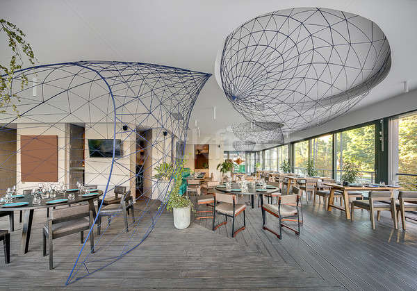 Restaurant in modern style Stock photo © bezikus
