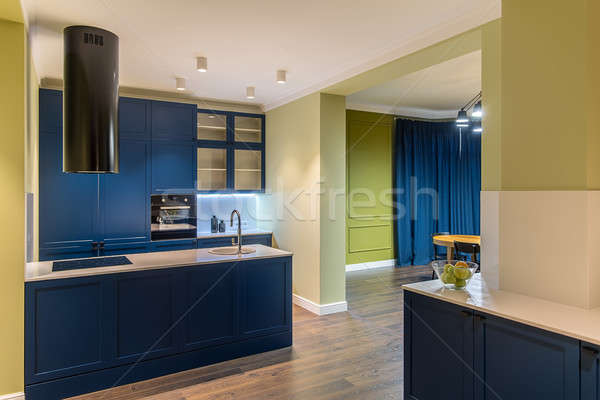 Kitchen in modern style Stock photo © bezikus