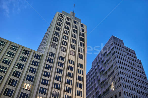 Facades of business buildings Stock photo © bezikus