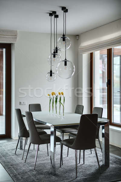 Table with flowers Stock photo © bezikus