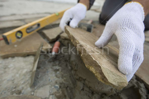 bricklayer Stock photo © bezikus