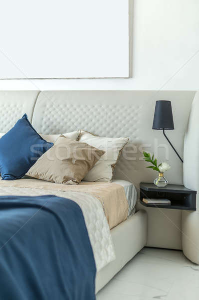 Stylish modern bedroom Stock photo © bezikus