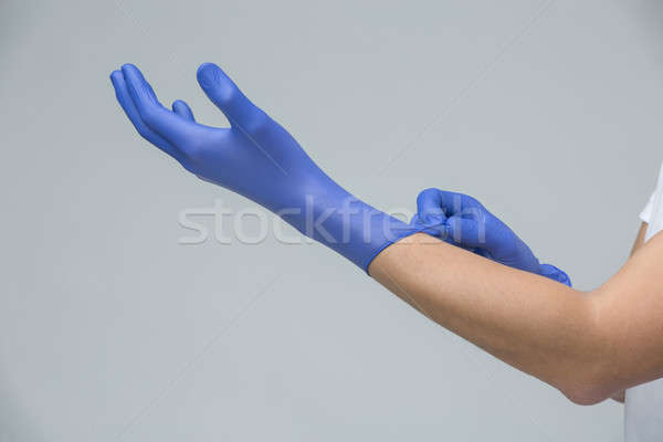 Medical gloves Stock photo © bezikus