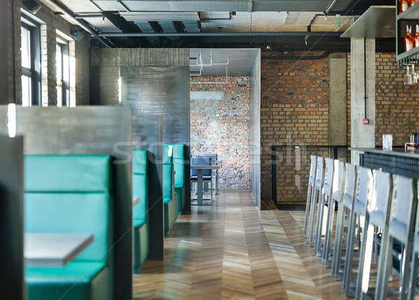Cafe in a loft style Stock photo © bezikus