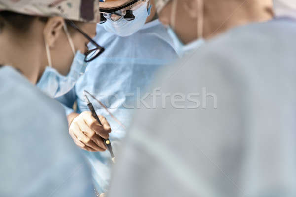 Chirurgen OP-Saal Ärzte Chirurgie Betrieb Zimmer Stock foto © bezikus