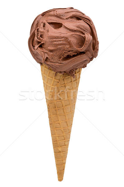 íz fagylalt izolált fehér szelektív út Stock fotó © bezikus
