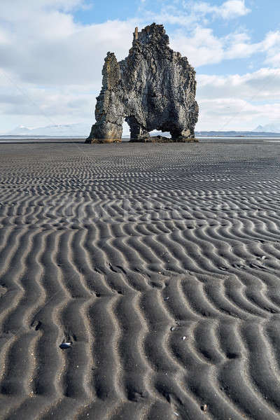 Basalte formation grand pierre sombre volcanique [[stock_photo]] © bezikus