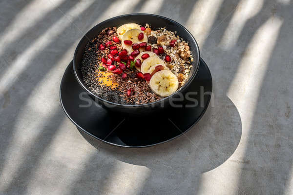Fruit mix in bowl Stock photo © bezikus