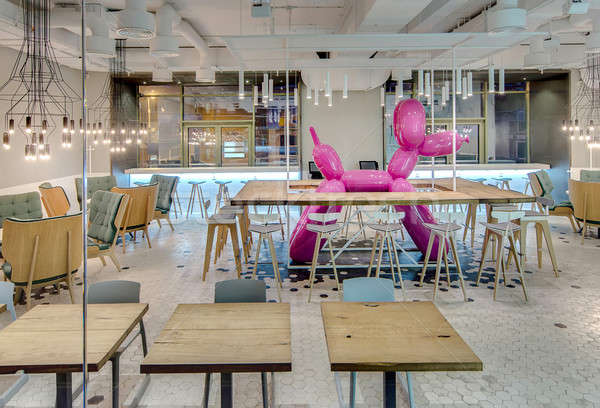 Сток-фото: ресторан · современный · стиль · современных · кафе · свет · стен