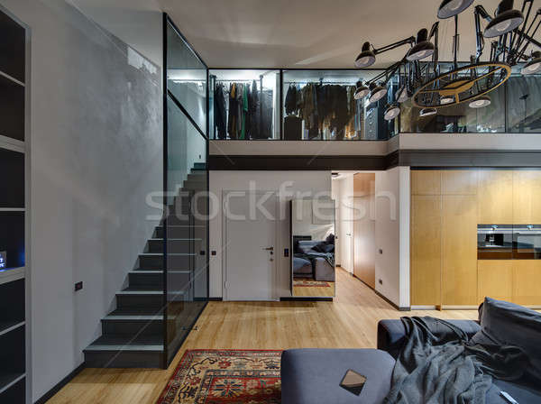 Luminous modern style interior Stock photo © bezikus