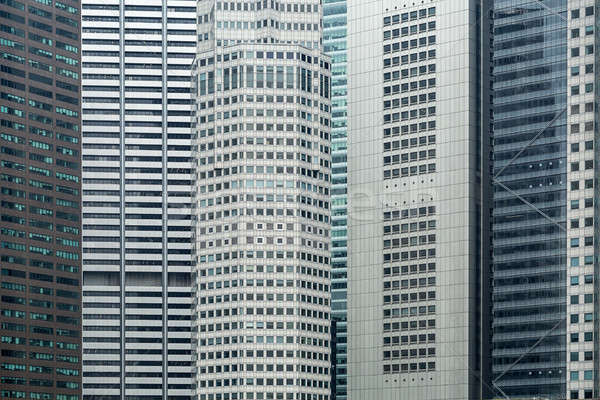 Foto vários arranha-céus moderno cityscape fechar Foto stock © bezikus