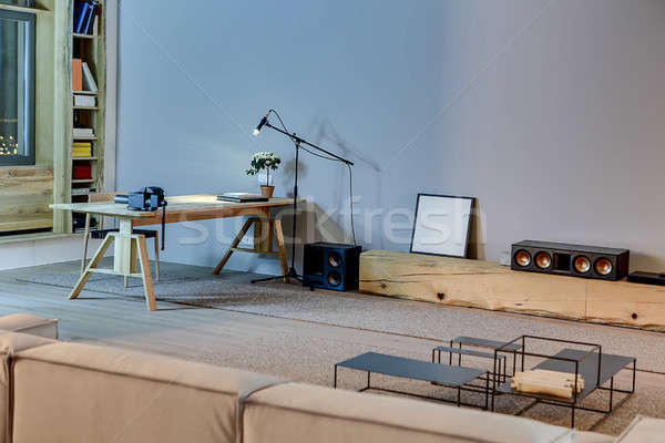 Stile moderno interni moderno stanza piano Foto d'archivio © bezikus