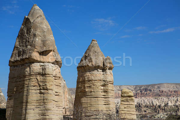 Fairy Chimneys rock formation  Stock photo © bezikus