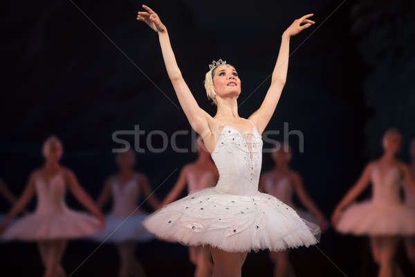 Prima ballerina white swan Stock photo © bezikus