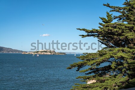 Beautiful cityscape of Alcatraz Island Stock photo © bezikus