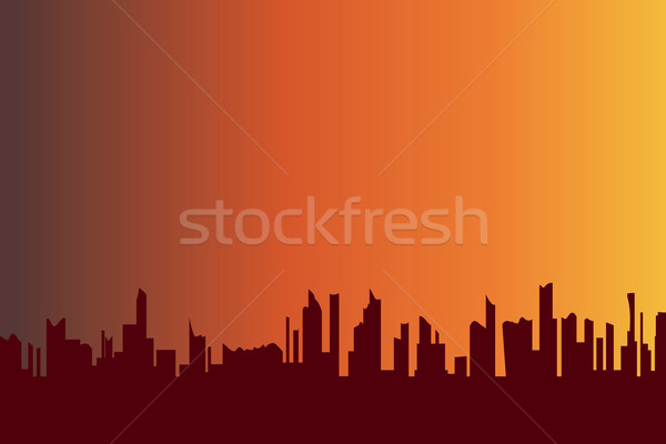 War Torn City Stock photo © Bigalbaloo