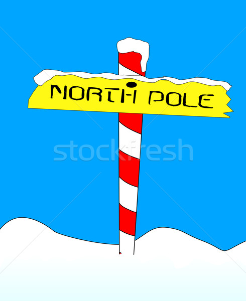 North Pole Stock photo © Bigalbaloo