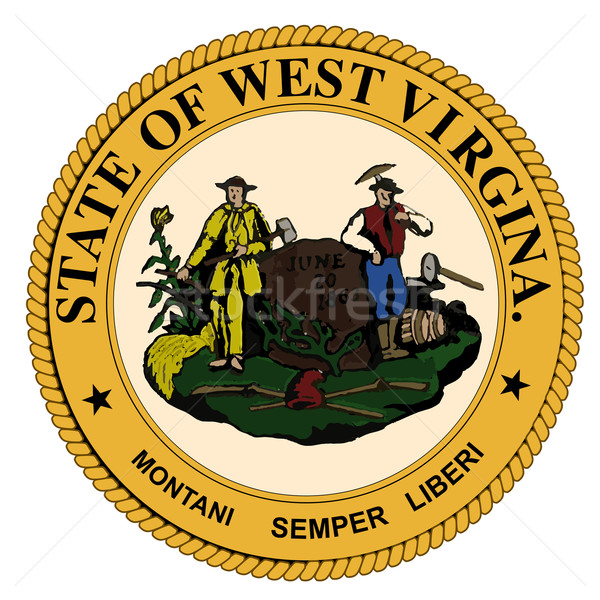 West Virginia State Seal Stock photo © Bigalbaloo