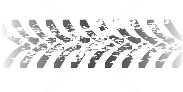 Tractor Tyre Marks Stock photo © Bigalbaloo