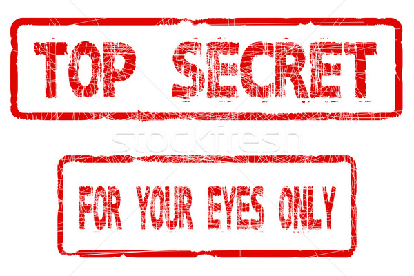 Top Secret For Your Eyes Only Stock photo © Bigalbaloo