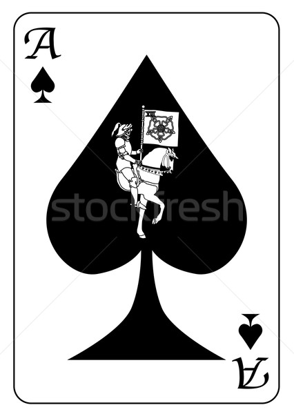 Ace of Spades Stock photo © Bigalbaloo