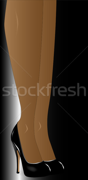 Stock photo: Legs with Stiletto Heals