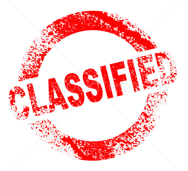 Classified Rubber Stamp Stock photo © Bigalbaloo