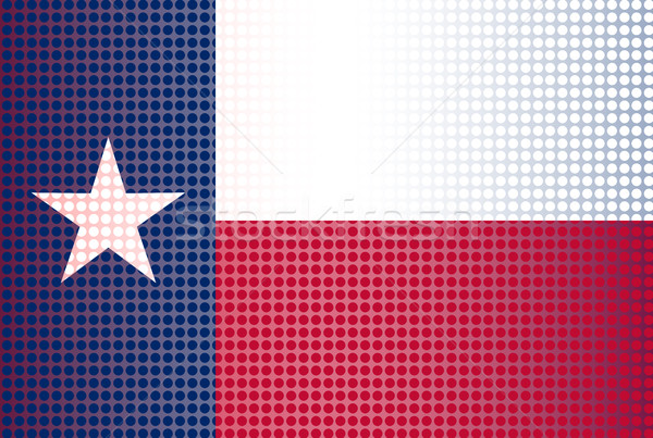 Texas State Doted Flag Stock photo © Bigalbaloo