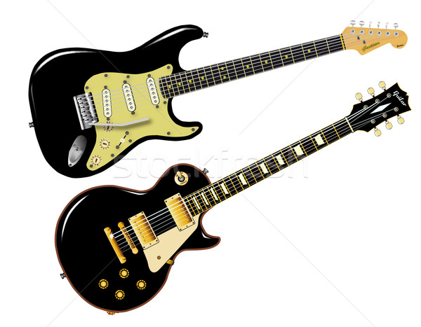 Elecric Guitars Stock photo © Bigalbaloo