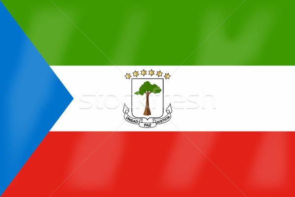 Equatorial Guinea Flag Stock photo © Bigalbaloo