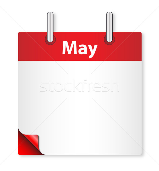 Blank May Date Stock photo © Bigalbaloo
